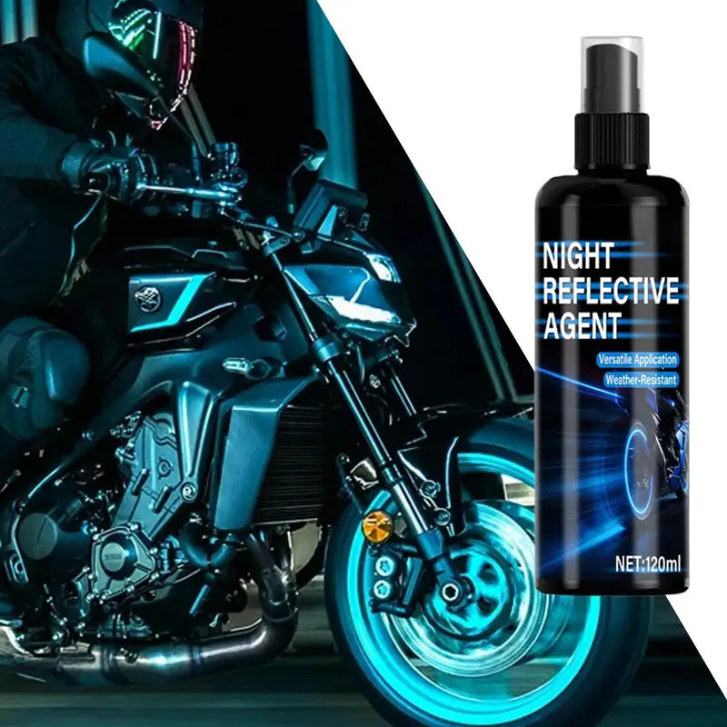 Glow in the Dark Spray Paint - Waterproof Reflective Coating for Garments, Vehicles, and Outdoor Use 120ml