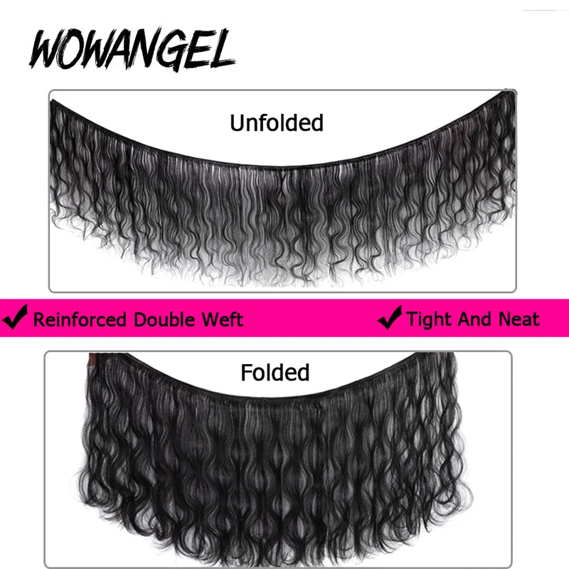 Virgin Remy Brazilian Hair Bundles - Body Wave Human Hair Extensions 28-30 Inch