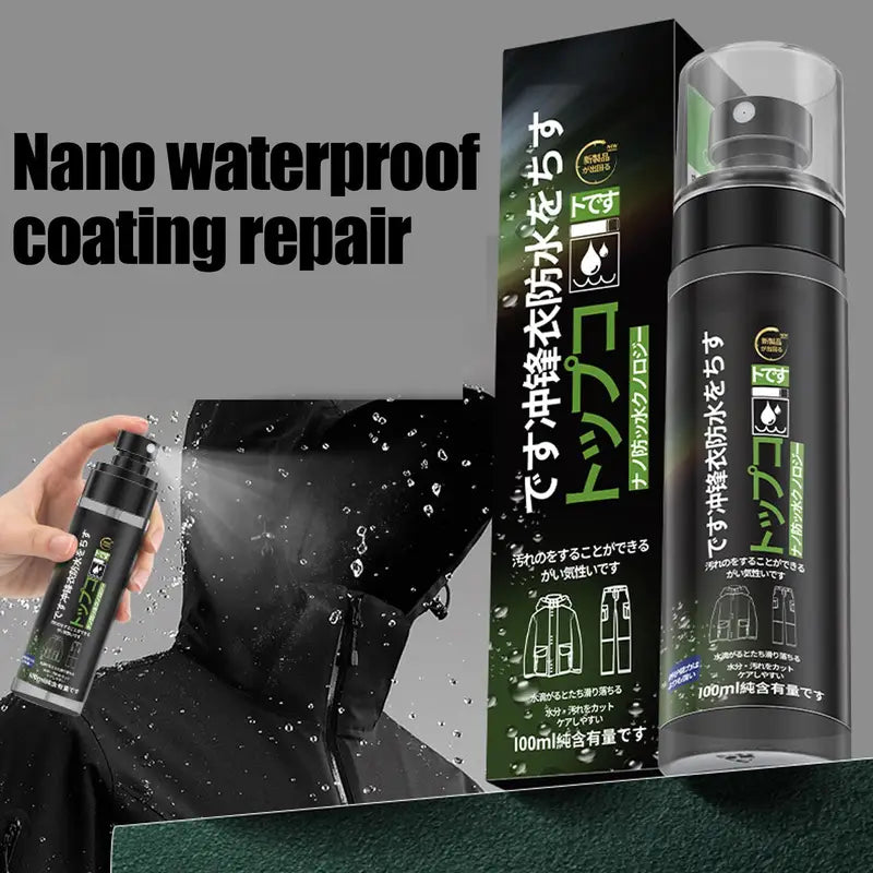 Waterproof Fabric Spray 100ml - Eco-Friendly Water & Stain Protector for Shoes, Jackets, Tents