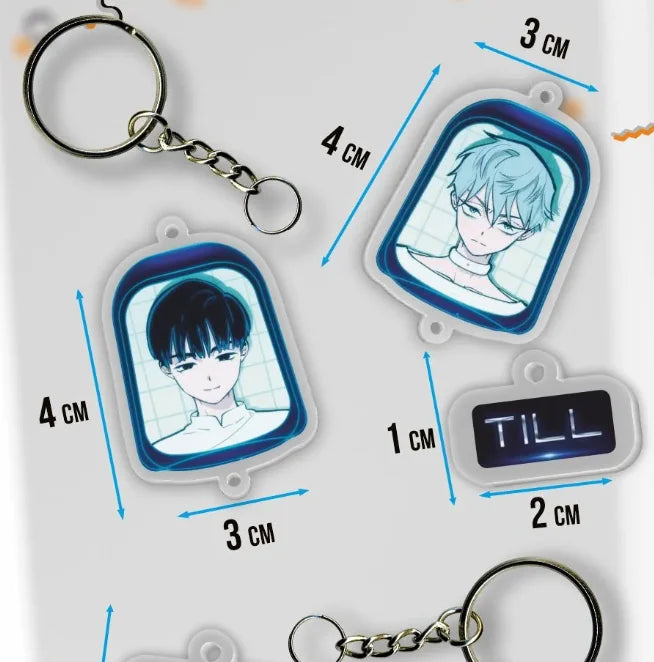 Anime Character Acrylic Keychain Bag Pendant – Alien Stage Luka Hyuna Collection