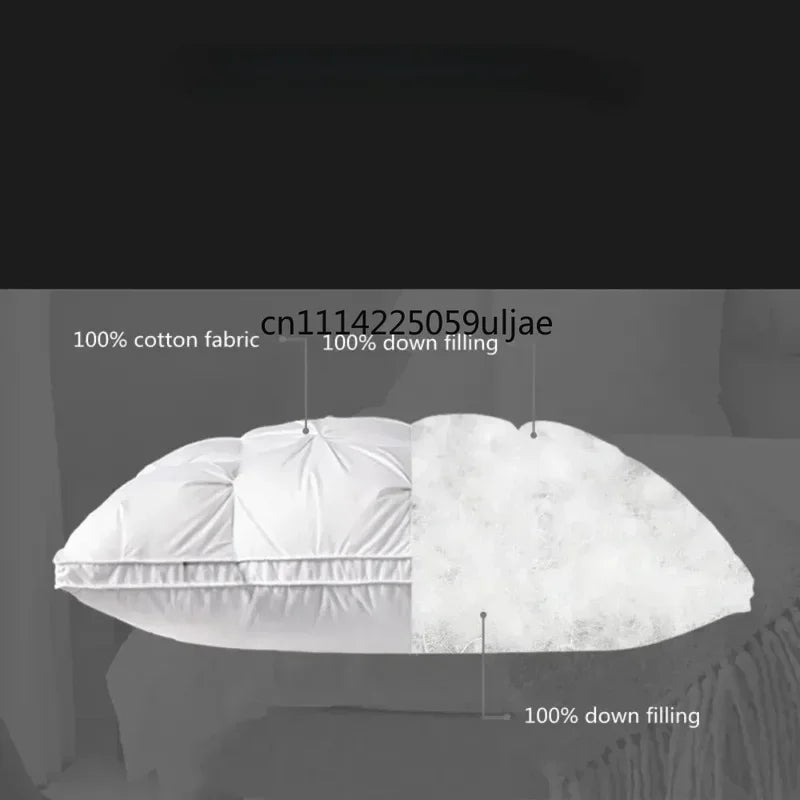 Hotel-Style Soft Support Pillow for Sleep - Adjustable, Washable, 48x74cm