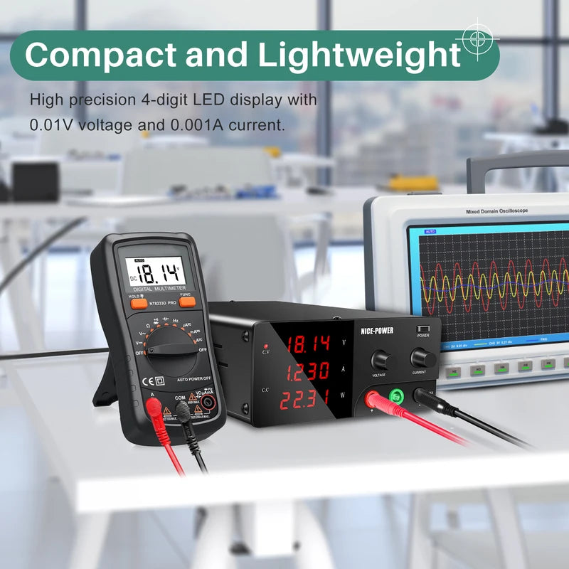 Adjustable Laboratory Power Supply 60V 20A Digital Bench Power Source