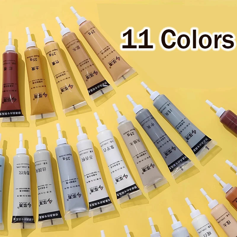 Multicolor Wooden Furniture Scratch Repair Paste - Multi-purpose Touch-up Filler for Floors, Doors, & Stairs