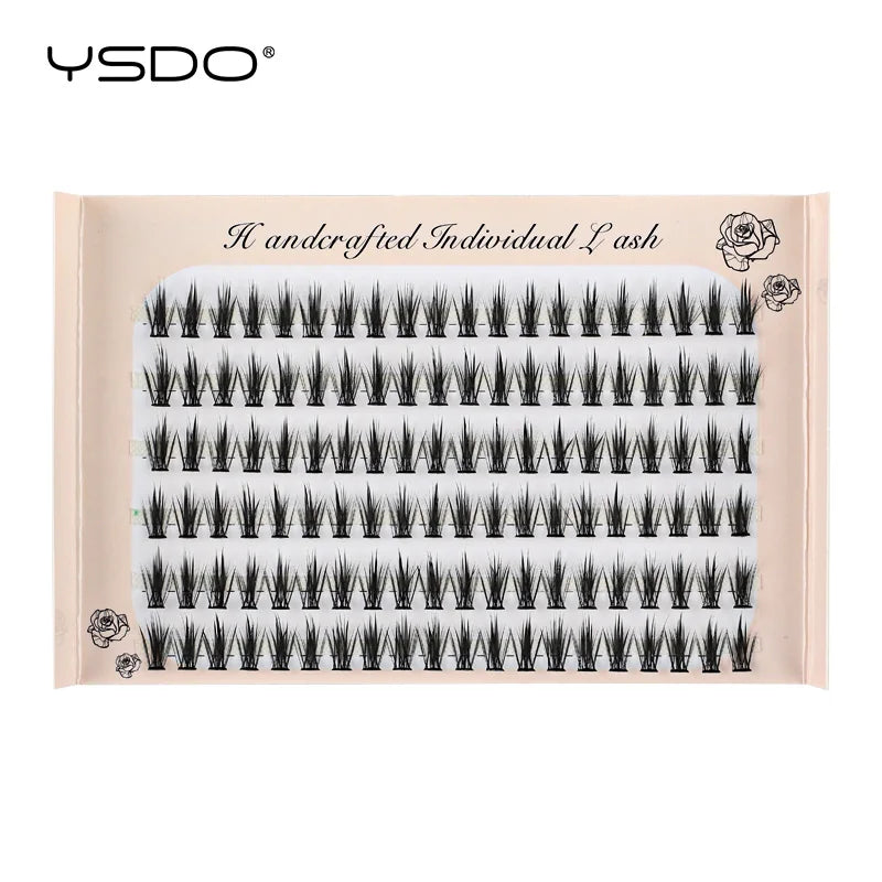 Individual False Eyelashes 120 Clusters - Natural Mink Fluffy Volume Extensions