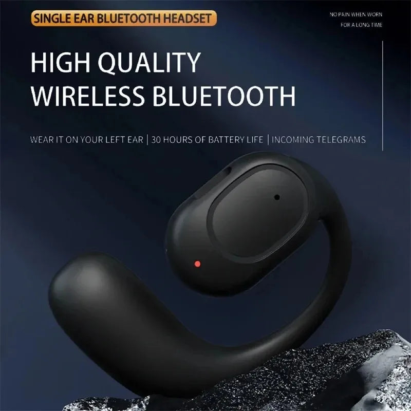 Bone Conduction Bluetooth Headset Open Ear Wireless Headphones with Microphone