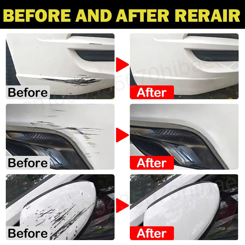 Car Scratch Remover & Paint Care Kit - Auto Swirl & Scratch Repair Polishing