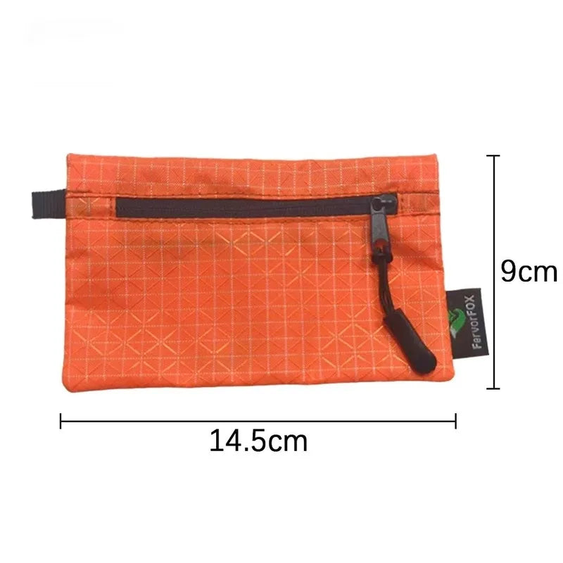 Waterproof Outdoor Storage Bag with Rope and Zipper, Lightweight & Wear-Resistant Organizer
