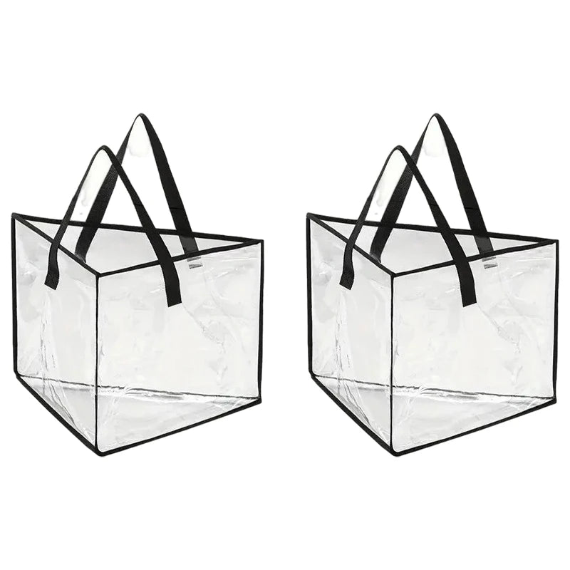 Clothes Hanger Storage Bag Organizer Space Saver with Handles - Triangle & Square Varieties