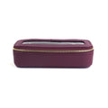 Customized PU Leather Transparent Makeup Brush Bag Portable Storage Organizer