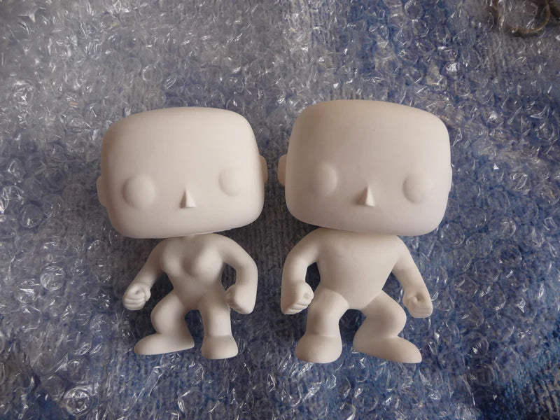 DIY Paintable Action Figure Model Kit for Body Character Design - Male & Female Figures