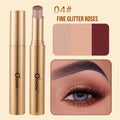 Waterproof Matte Pearlescent Eye Shadow Stick for Smoked Eye Makeup - Durable & Glossy Finish