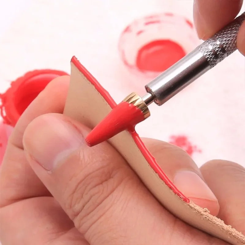 Leather Edge Oil Dye Pen Applicator for Craft and Painting - Stainless Steel, 130mm