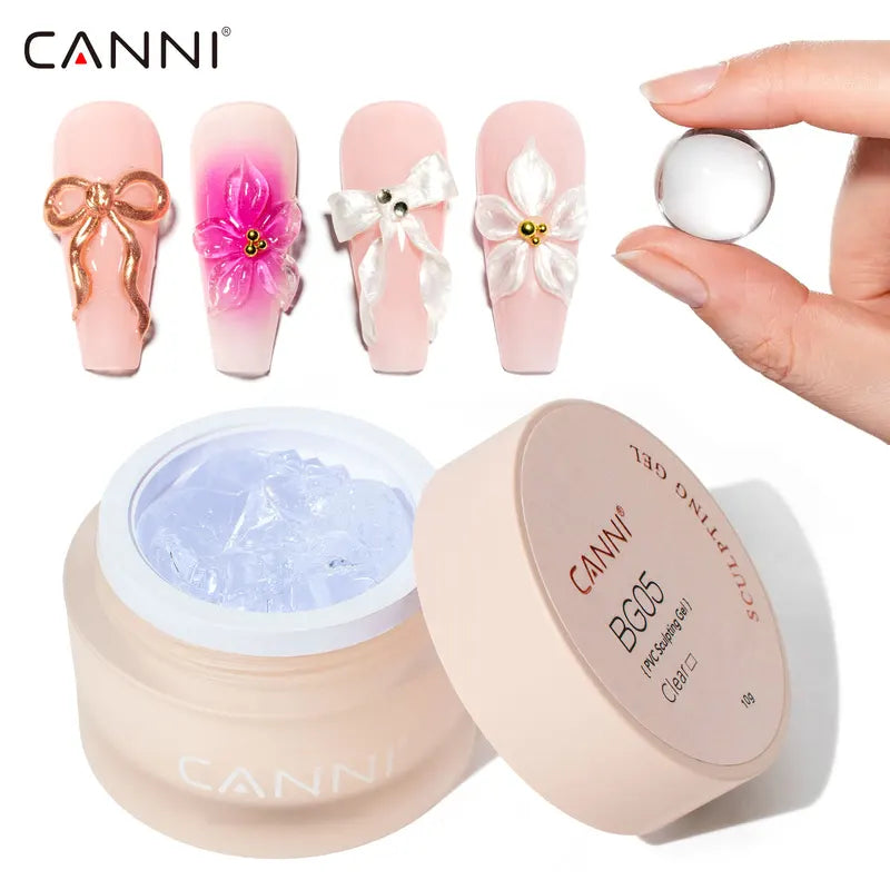3D PVC Nail Sculpting Gel No Wipe French UV LED Soak Off 10ml