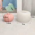 Pumpkin Silicone Candle Molds for Halloween Crafts & Baking - Multiple Colors