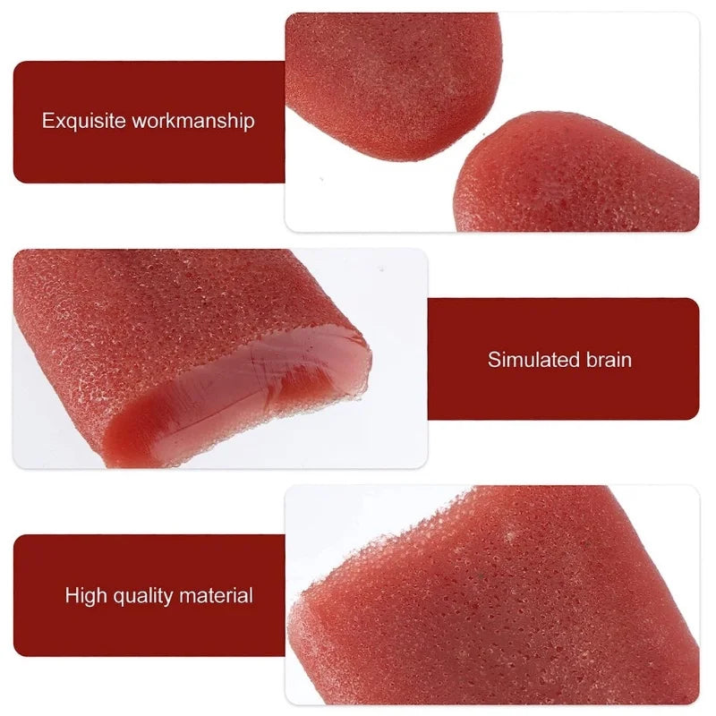 Realistic Stretchable Tongue Magic Tricks Prop for Halloween & Parties