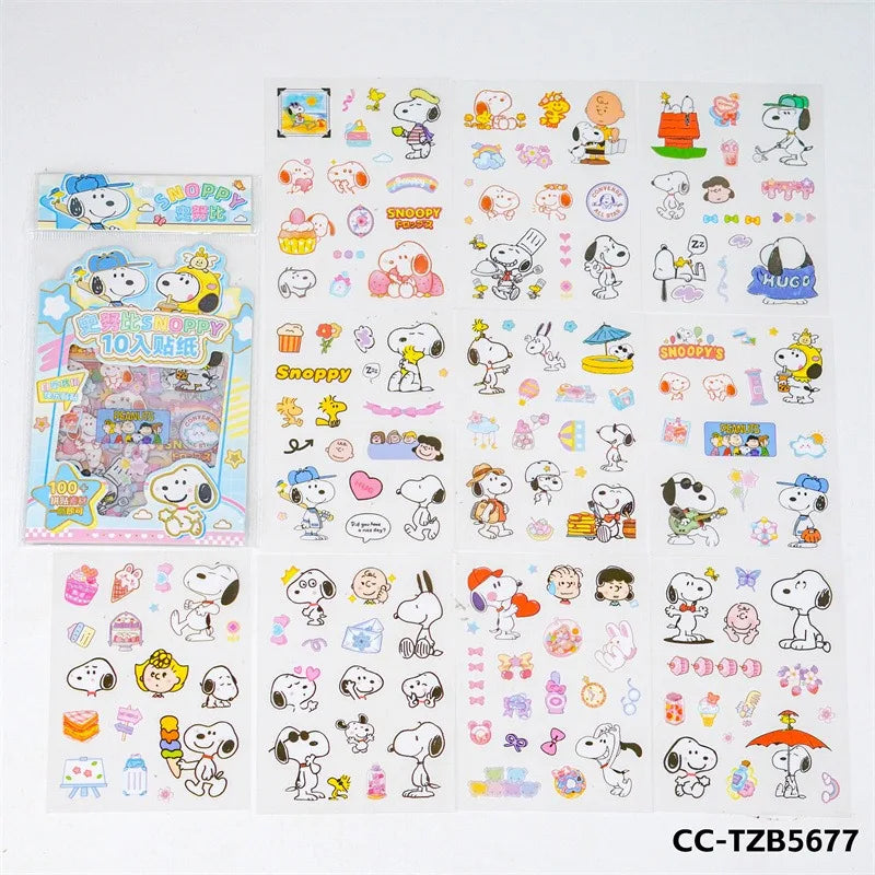 Cute Cartoon Sticker Set for Kids Boys Girls - Toy Decoration & Planner Accessory