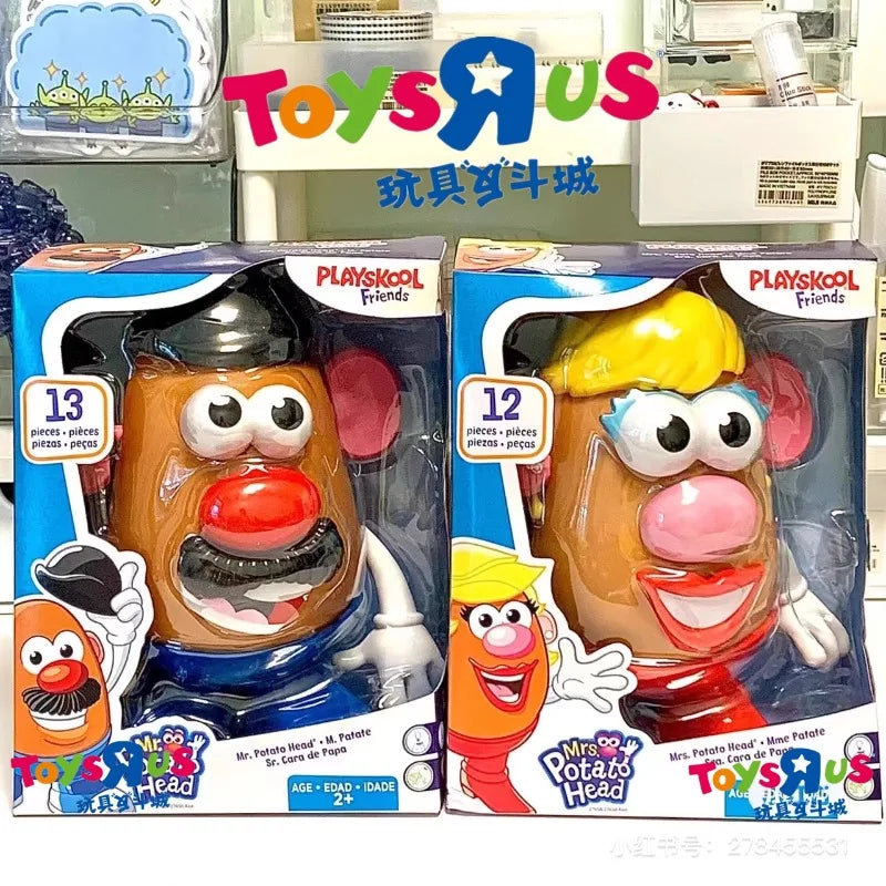 Cartoon Anime Mr Mrs Potato Head Action Figure with Plants - Collectible Toy Model Gifts