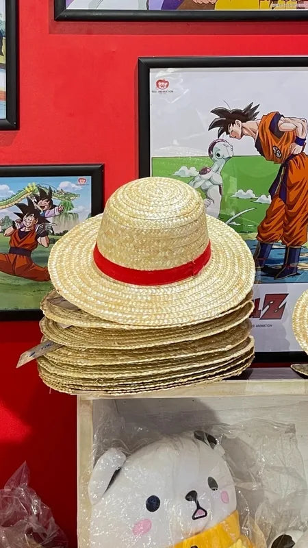 Yellow Straw Hat for Men - Summer Casual Beach Sun Protection Hat