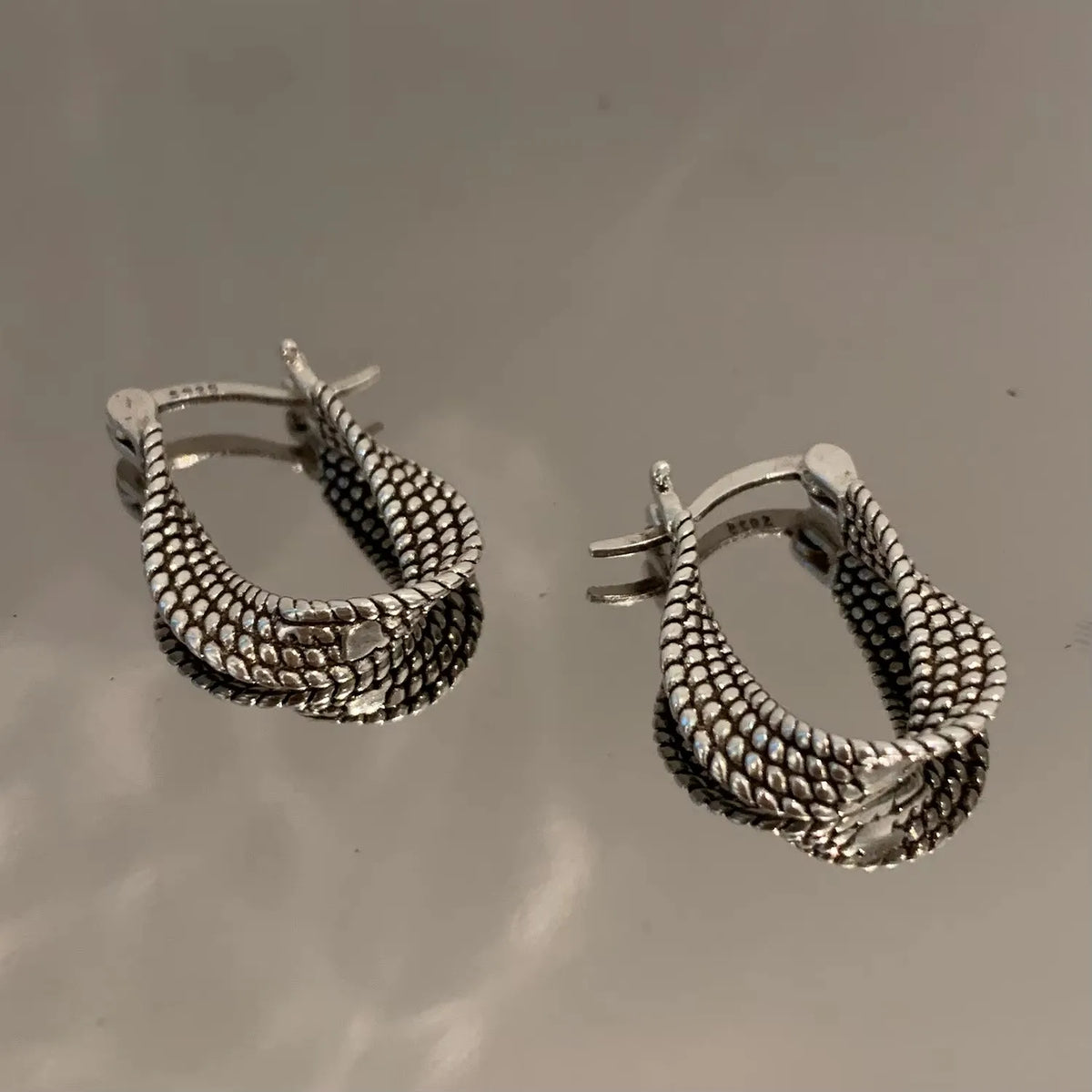 Sterling Silver Geometric Stud Earrings for Women - Versatile Jewelry Gift