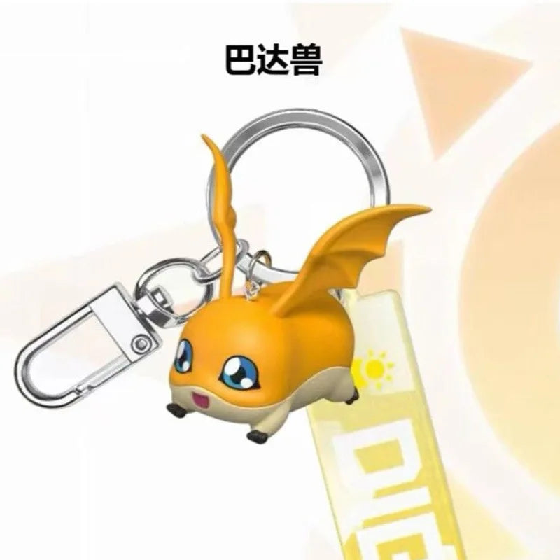 Anime Action Figures - Digimon Adventure Agumon Gabumon Cartoon Character Key Chain Set
