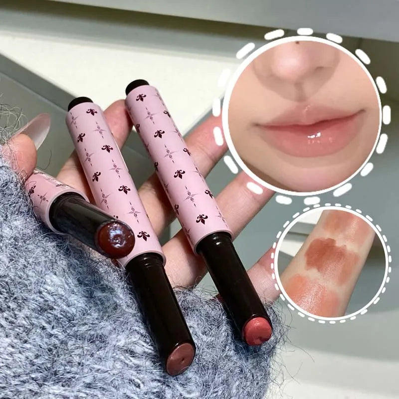 Water Light Mirror Lip Gloss Hydrating Lipstick with Shine & Moisturizing Effect