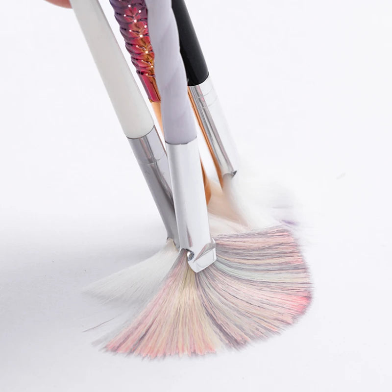 Ceramic Fan-Shaped Paint Brush for Glaze & Underglaze - Large Area DIY Art Tool