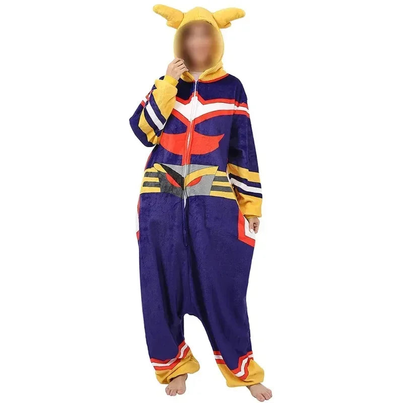 My Hero Academia Cosplay Pajamas One-Piece Costume for Halloween & Loungewear