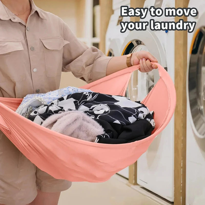Foldable Portable Laundry Basket with Pop-Up Design and Durable Oxford Material