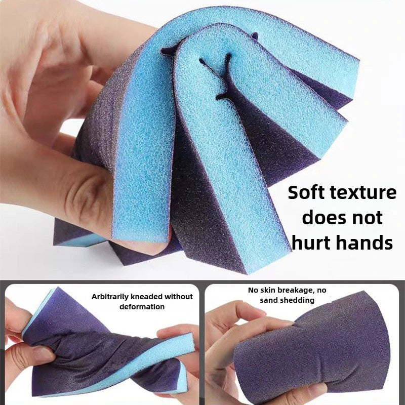 6-Pack Grit Sanding Sponges for Wet Dry Wood Metal Furniture Painting