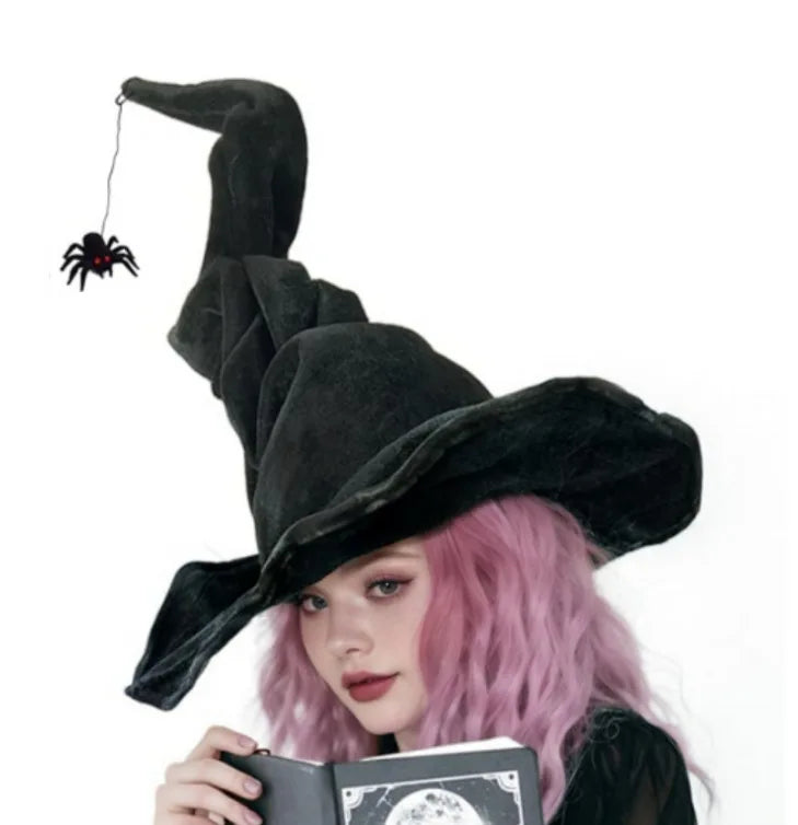 Halloween Witch Hat for Women - Black, White, Green, Army Green & More