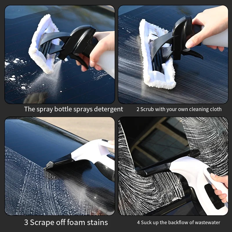 Wireless Electric Window Cleaner Handheld Multifunctional Vacuum Tool