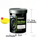 500ml Car Tire Gloss Wax with Rust & Grime Remover - Ultra Wet-Look Shine