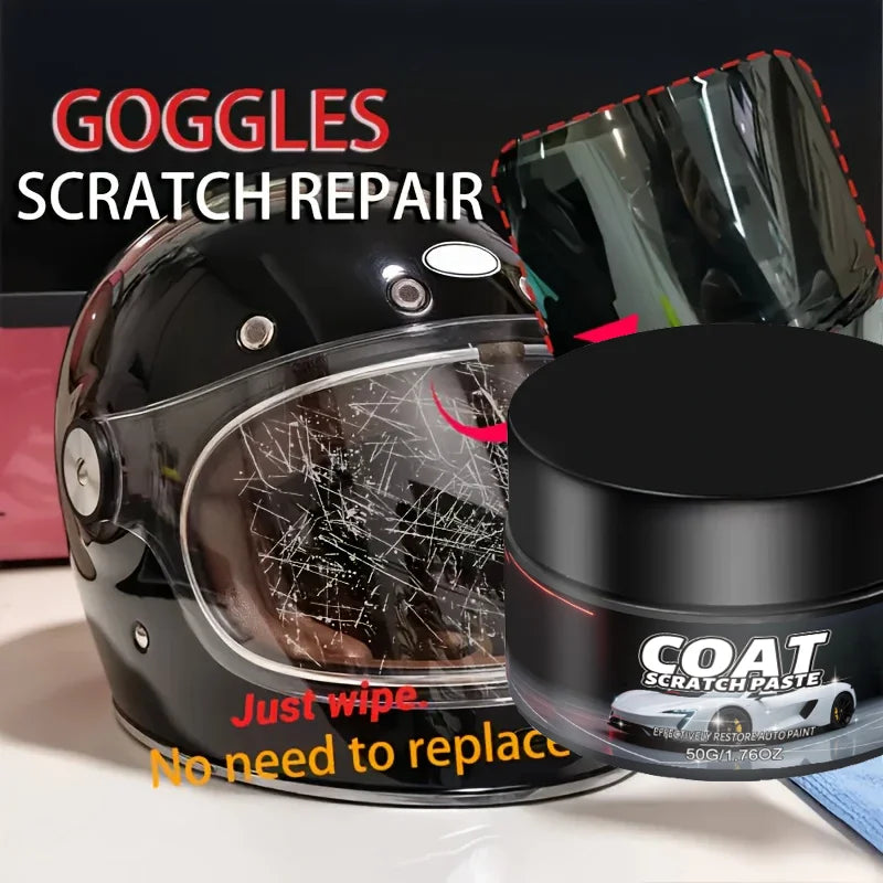 Car Scratch Repair Wax 50g - Universal Paint Swirl Remover & Exterior Polishing Paste