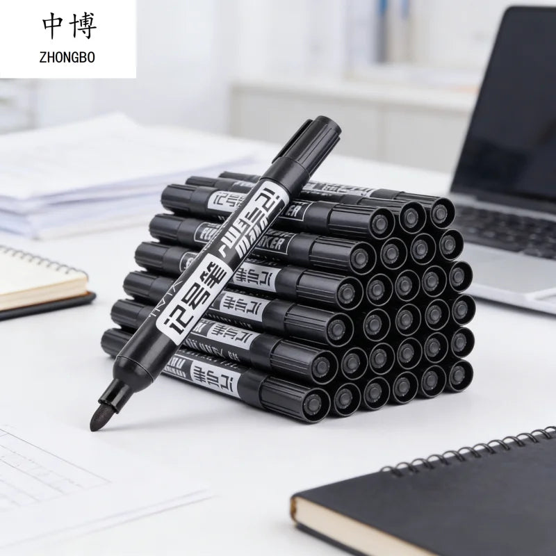 Permanent Waterproof Paint Marker Pen Set - Quick Drying Oily Surface Markers