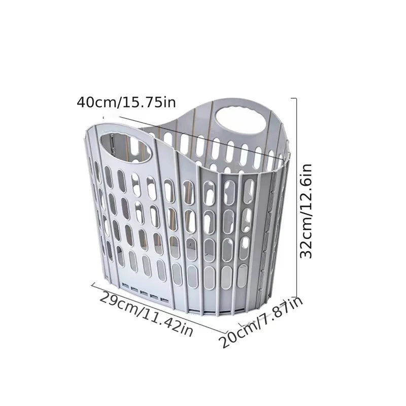 Foldable Laundry Hamper with High Capacity & Portable Design