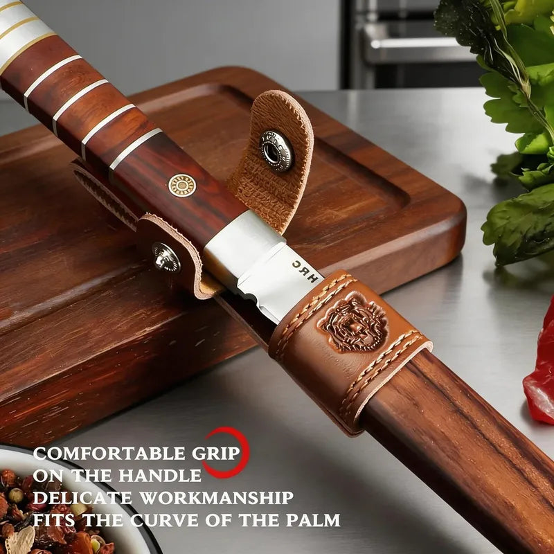 Multi-Piece Meat Cutting Knife Set with Ultra-Sharp Blades - M390 Stainless Steel