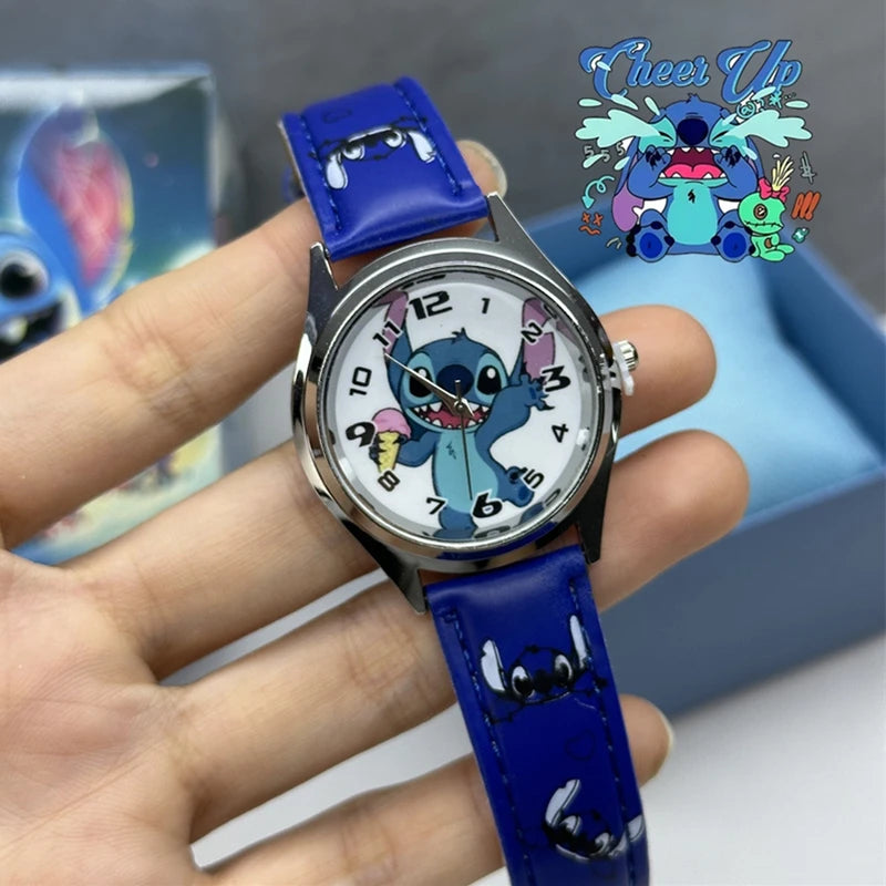 Children's Cartoon Watch Surprise Blind Box Gift with PU Leather Strap