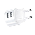 Dual USB Wall Charger 5V 2.1A Fast Charging Adapter for Mobile Phones