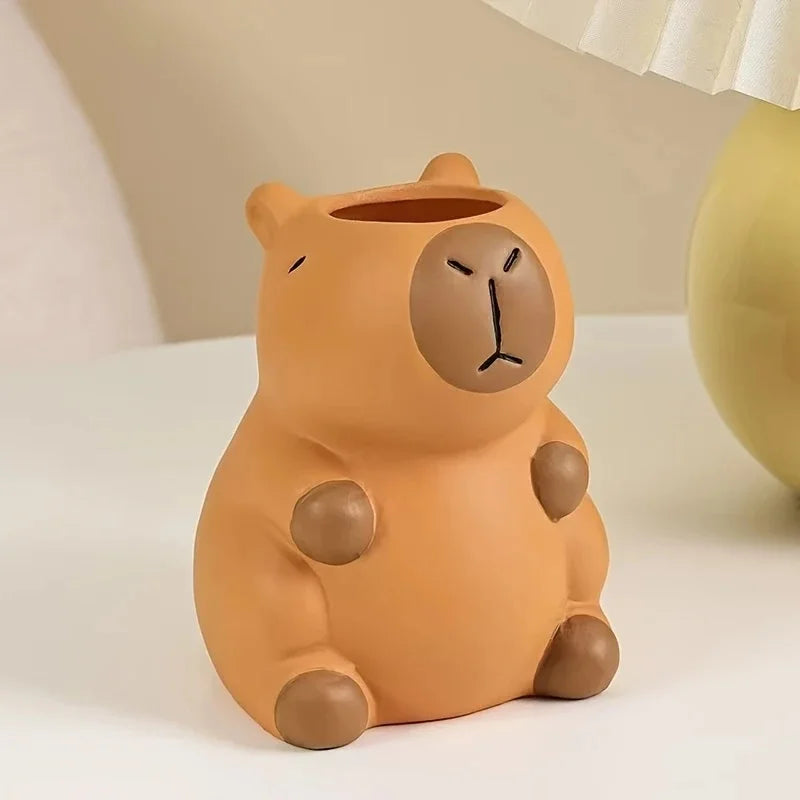Multifunctional Cartoon Animal Pen Holder Storage Organizer for Desk and Vanity