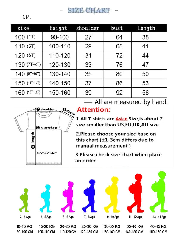 Unisex Cartoon Yoshi Kids & Adult T-Shirt - Summer Short Sleeve Top