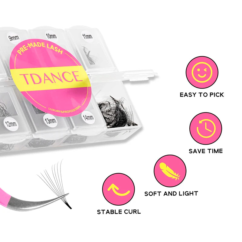 Russian Volume Faux Eyelash Fans - Loose Fans for Extensions, Multiple Variants