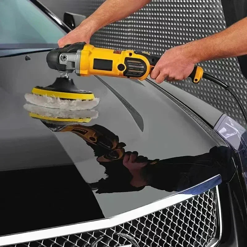 Car Polishing Pad Set - 3, 4, 5 Inch Wool & Foam Buffing Discs for Auto Paint Care