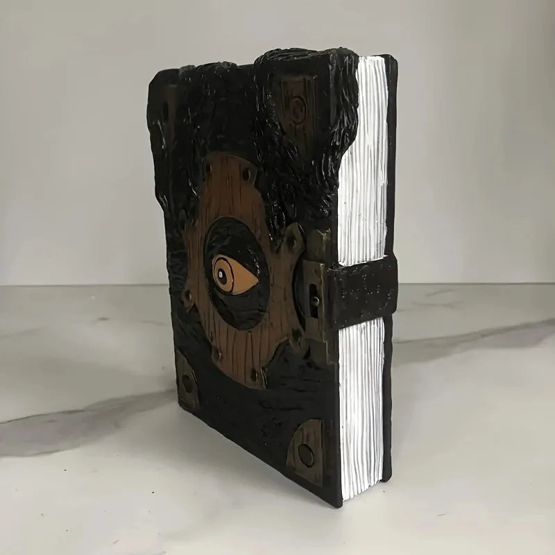 Spooky Devil Eye Halloween Decor Gothic Book Curse Prop for Haunted House