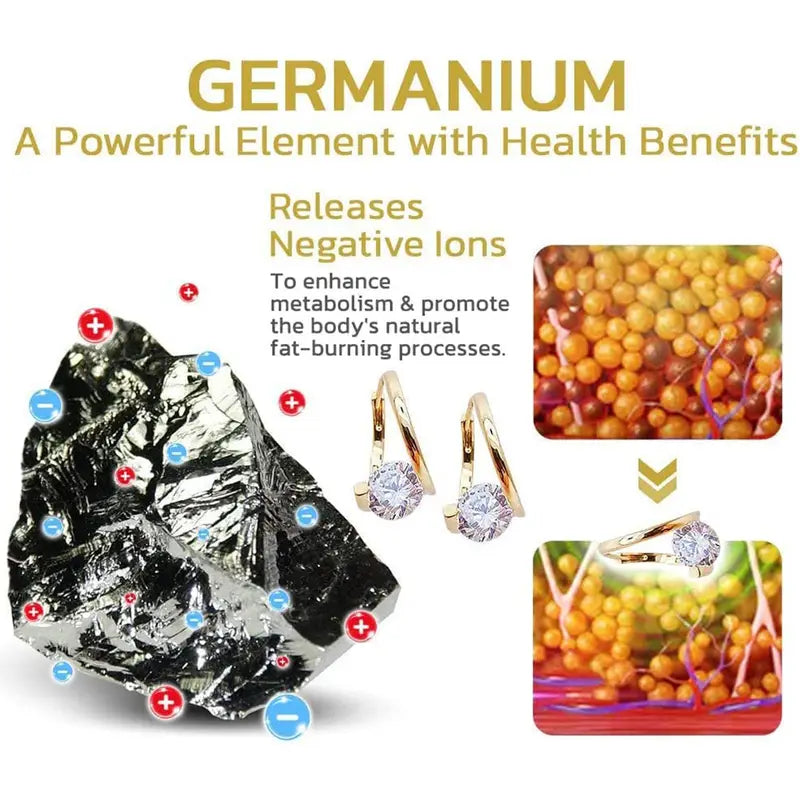 Magnet Therapy Germanium Earrings for Weight Loss & Body Relaxation
