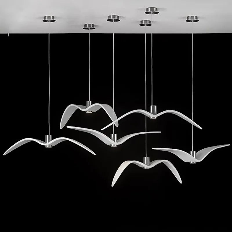 Modern LED Pendant Light Indoor Chandeliers Bird Lamp for Living Room Bedroom Bar