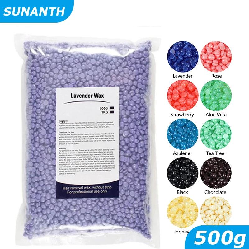 Painless Wax Beads for Hair Removal 500g/1000g - Body Epilation, Skin Care
