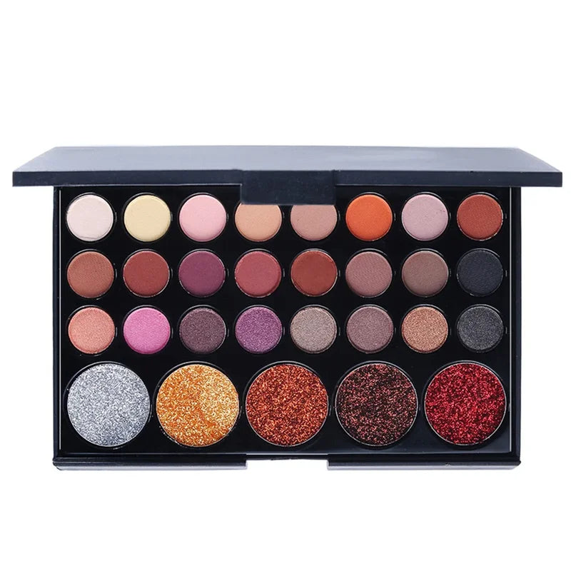 Christmas Makeup Gift Set 27-Piece Full Kit with Lip, Eye, Face Cosmetics for Women