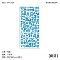 Funny Pixel Heart Stickers for DIY Photo Cards Scrapbooking Carft and Decor