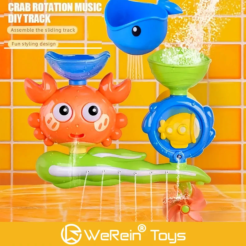 Children's Crab Bath Toy Water Play Toy for Kids 0-3 Years - Bathtub Fun