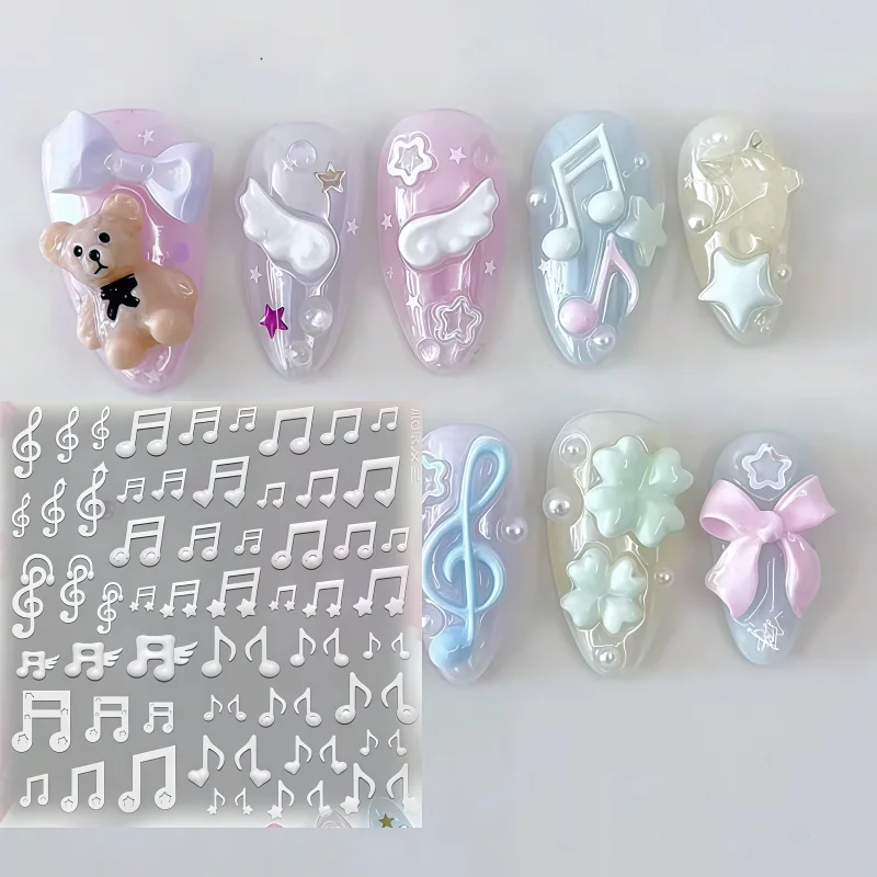 3D Nail Art Silicone Mold for Flowers Stars Fish Design Jewelry DIY